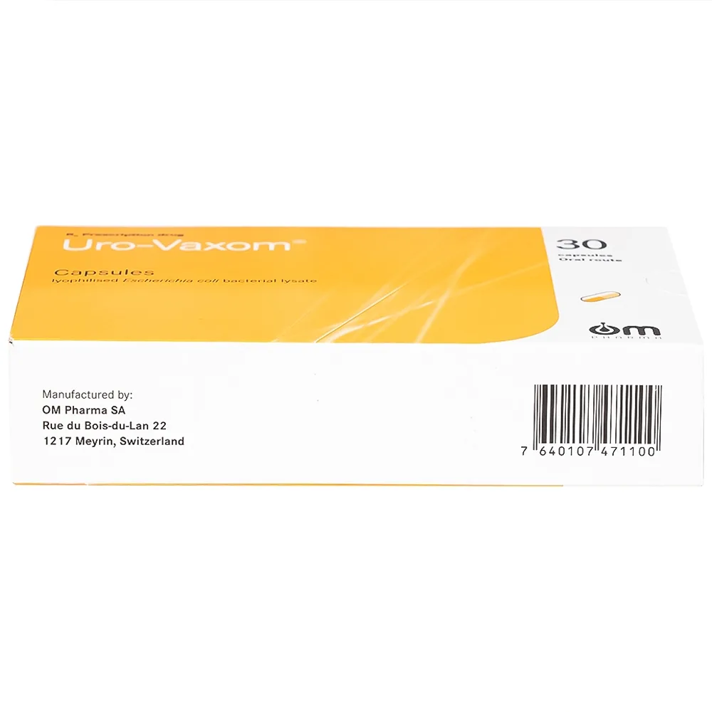 Hình ảnh Thuốc Uro-Vaxom OM Pharma tăng cường miễn dịch do nhiễm khuẩn đường tiết niệu (3 vỉ x 10 viên)