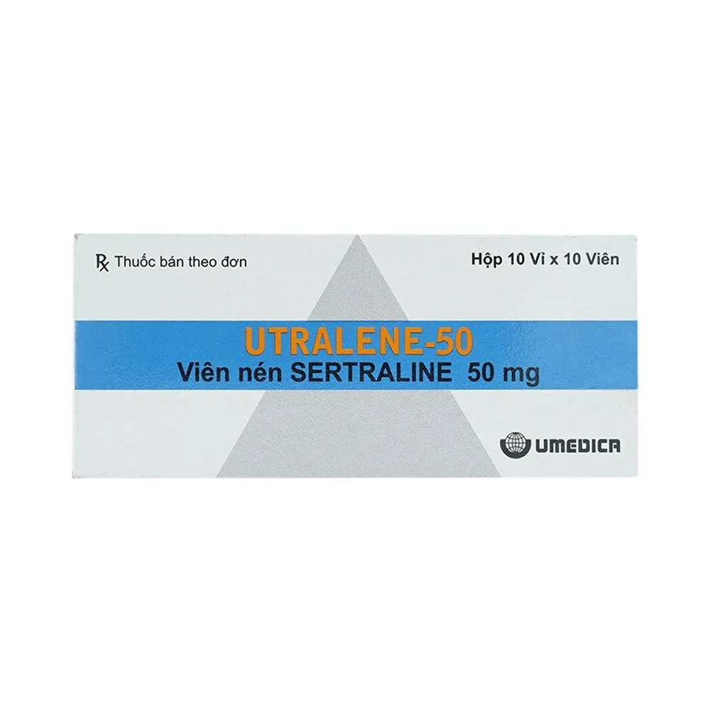 Hình ảnh Thuốc Utralene-50 Umedica điều trị trầm cảm (10 vỉ x 10 viên)