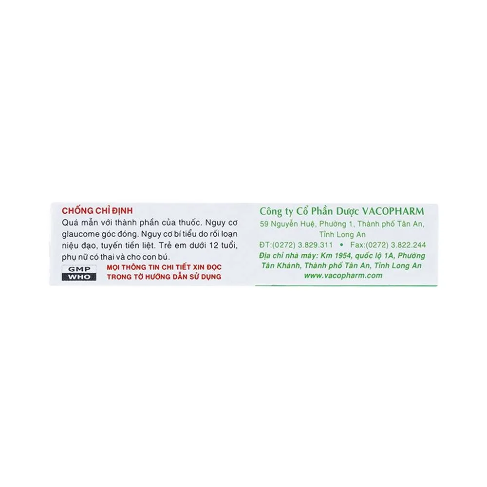 Hình ảnh Thuốc Vaco-pola2 Vacopharm điều trị sổ mũi dị ứng, viêm mũi (2 vỉ x 15 viên)
