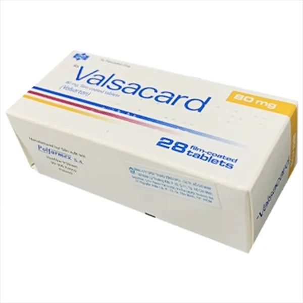 Hình ảnh Thuốc Valsacard 80mg Polfarmex điều trị tăng huyết áp, suy tim (4 vỉ x 7 viên)