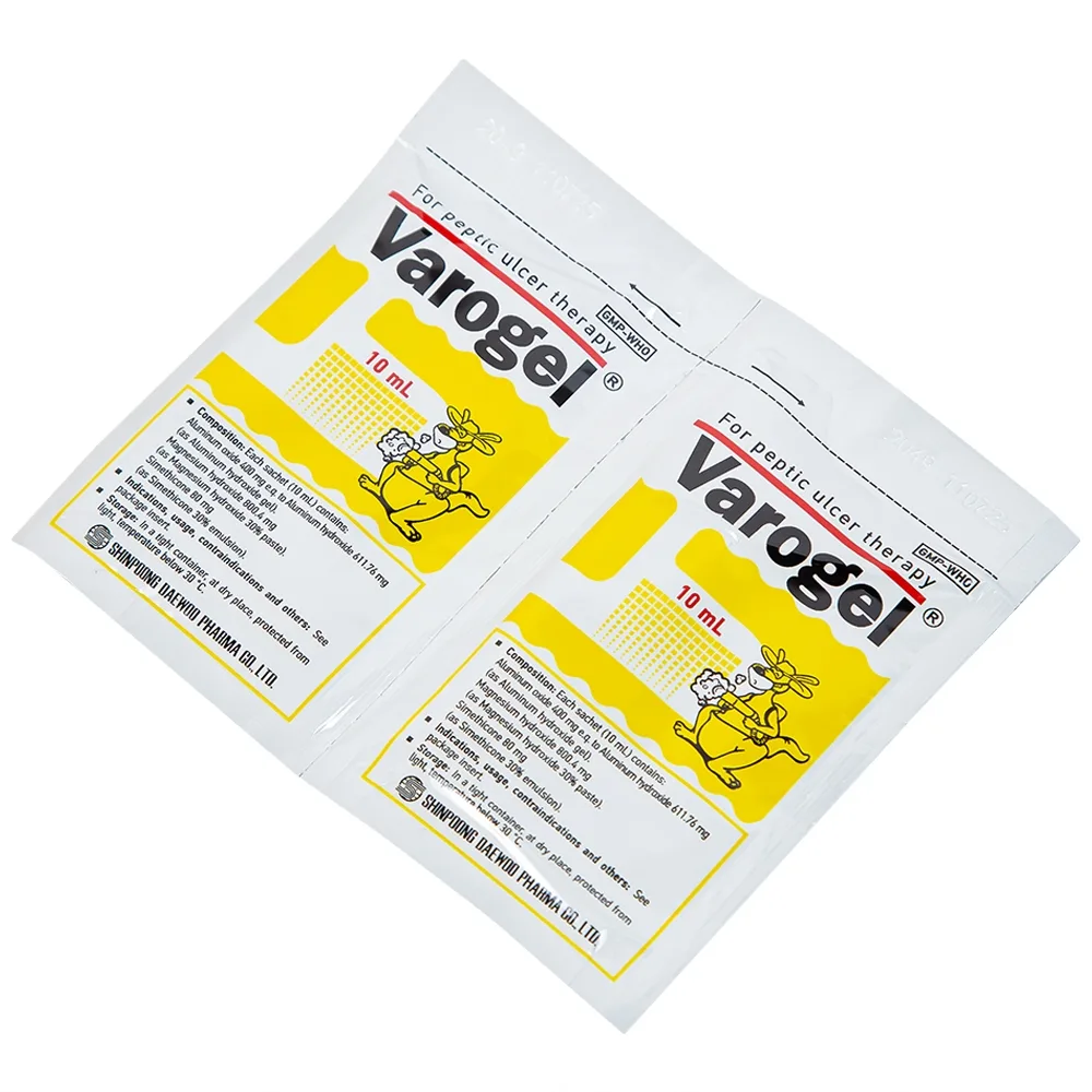 Hình ảnh Hỗn dịch uống Varogel Shinpoong Deawoo điều trị viêm loét dạ dày, tá tràng (20 gói x 10ml)