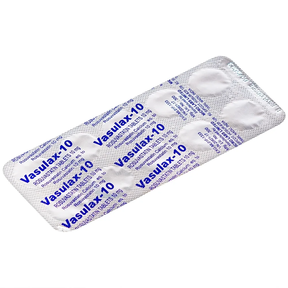 Hình ảnh Thuốc Vasulax-10 Micro điều trị rối loạn lipid máu (3 vỉ x 10 viên)