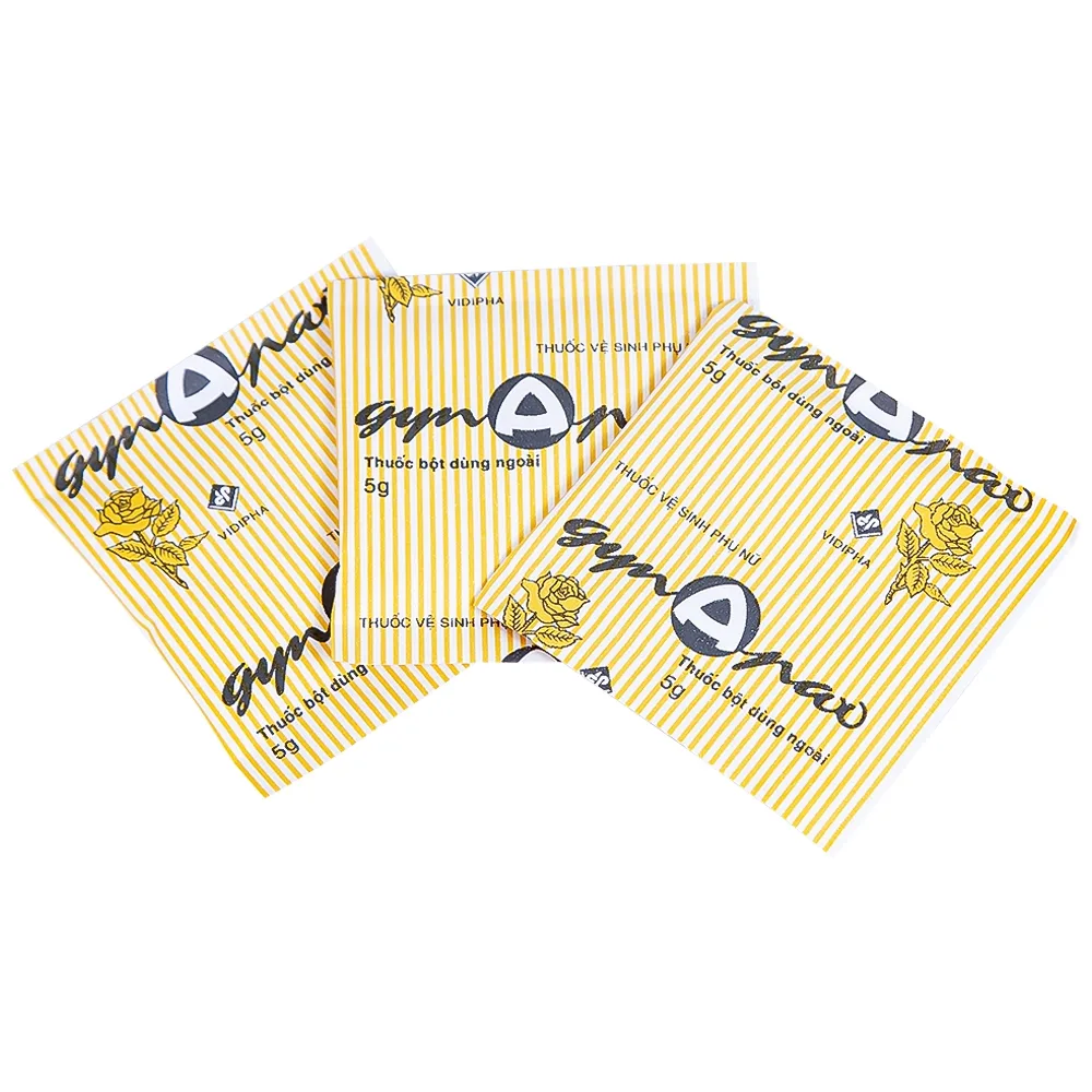 Hình ảnh Thuốc vệ sinh phụ nữ Gynapax Vidipha hỗ trợ vệ sinh và tẩy trùng niêm mạc phụ khoa (30 gói x 5g)