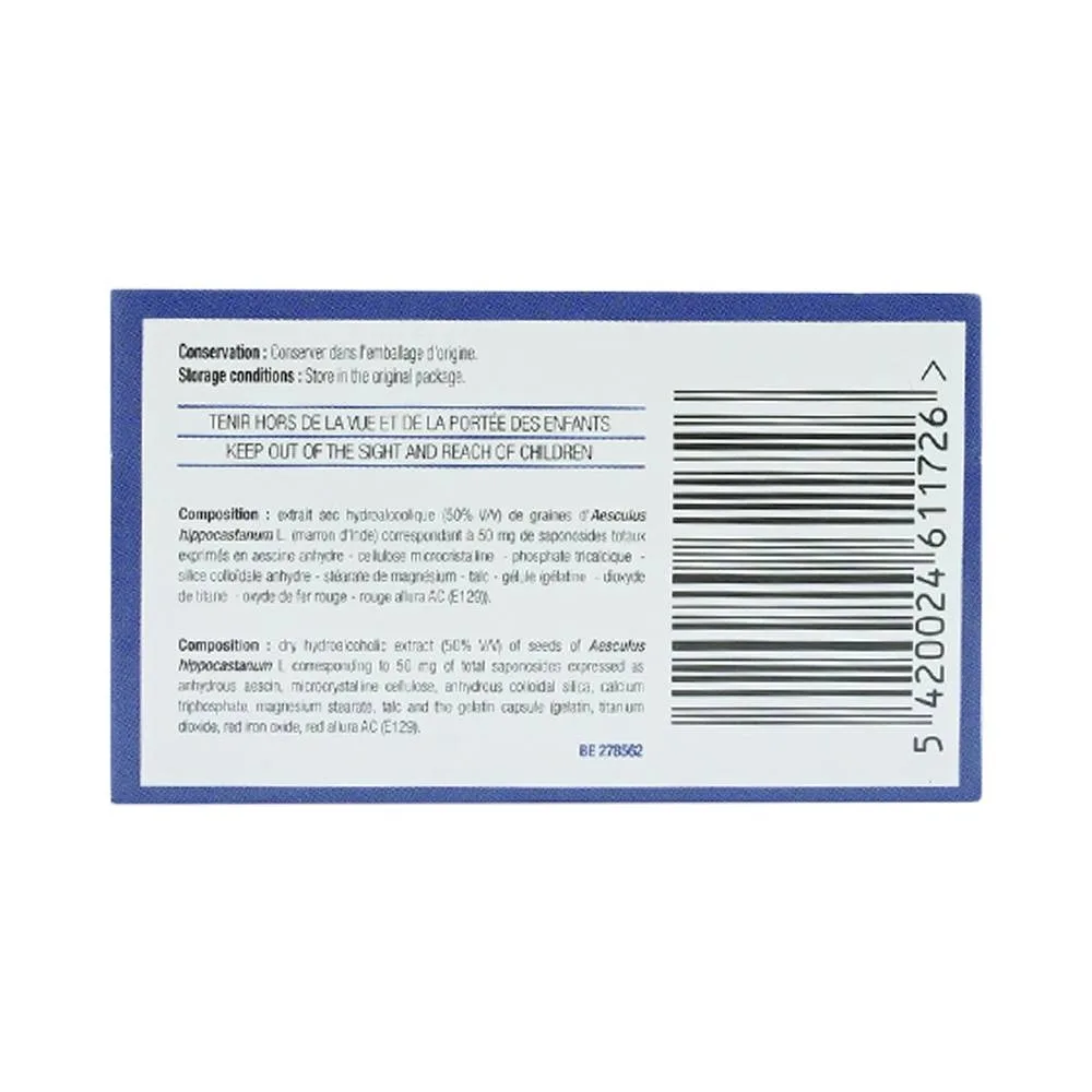 Hình ảnh Thuốc Veinofytol Tilman điều trị suy tĩnh mạch mãn tính nhẹ (4 vỉ x 10 viên)