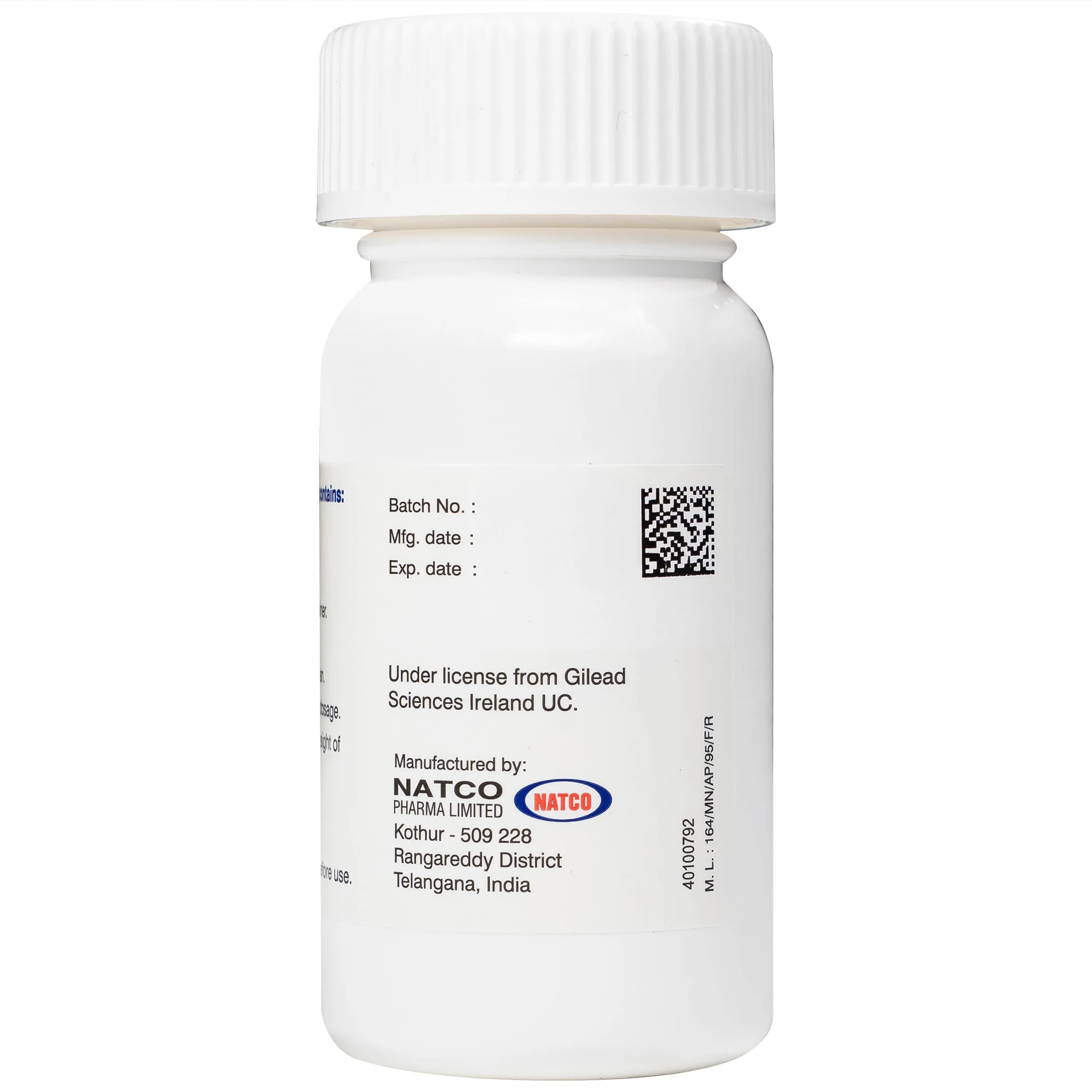 Hình ảnh Thuốc Velsof 400mg/100mg Natco điều trị viêm gan virus C mạn tính ở người lớn (28 viên)