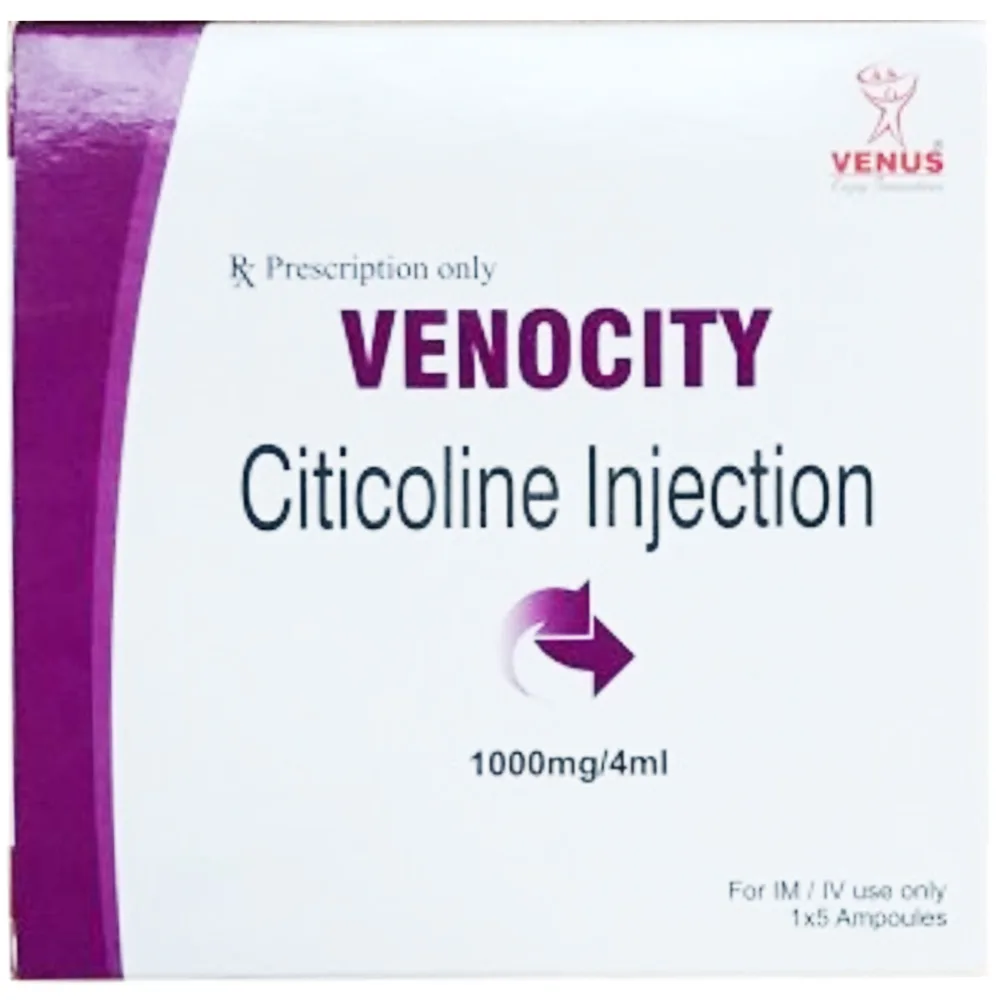 Hình ảnh Thuốc tiêm Venocity Venus điều trị chứng rối loạn nhận thức (5 ống)