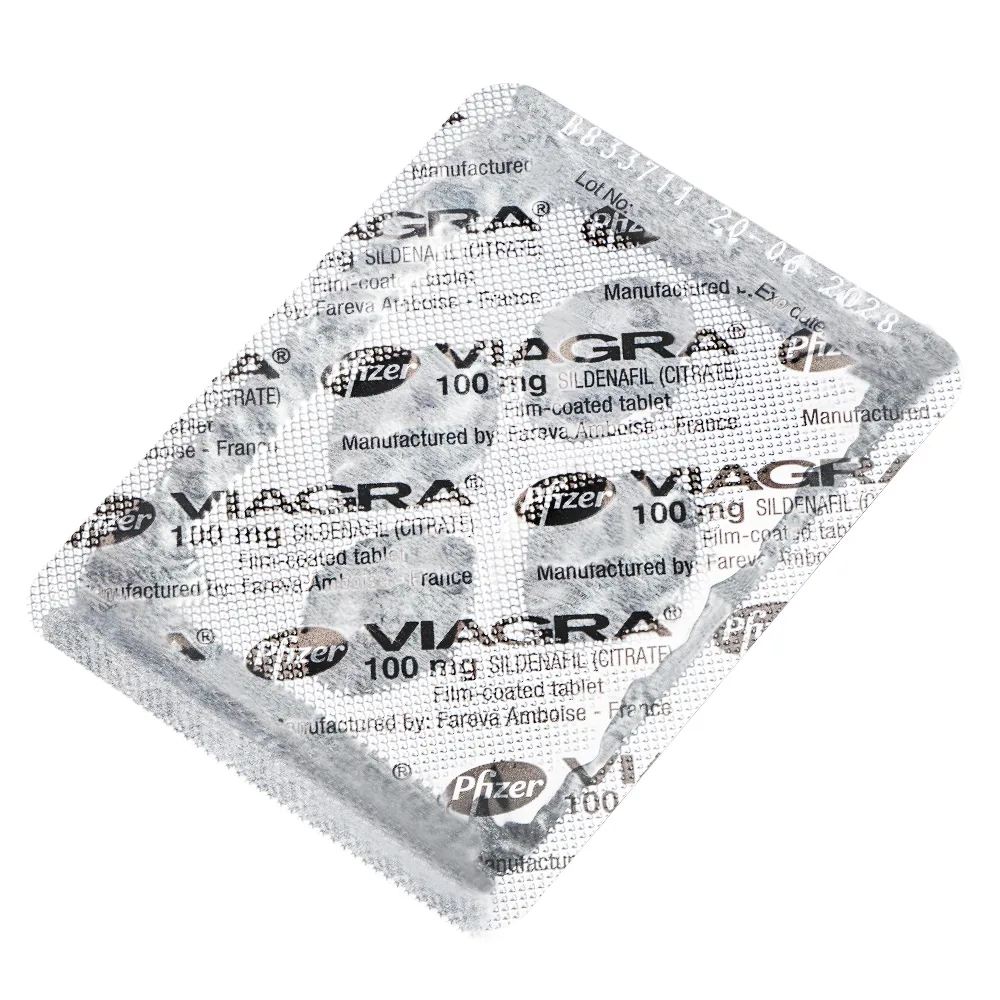 Hình ảnh Thuốc Viagra 100mg Viatris điều trị rối loạn cương dương (1 vỉ x 4 viên)