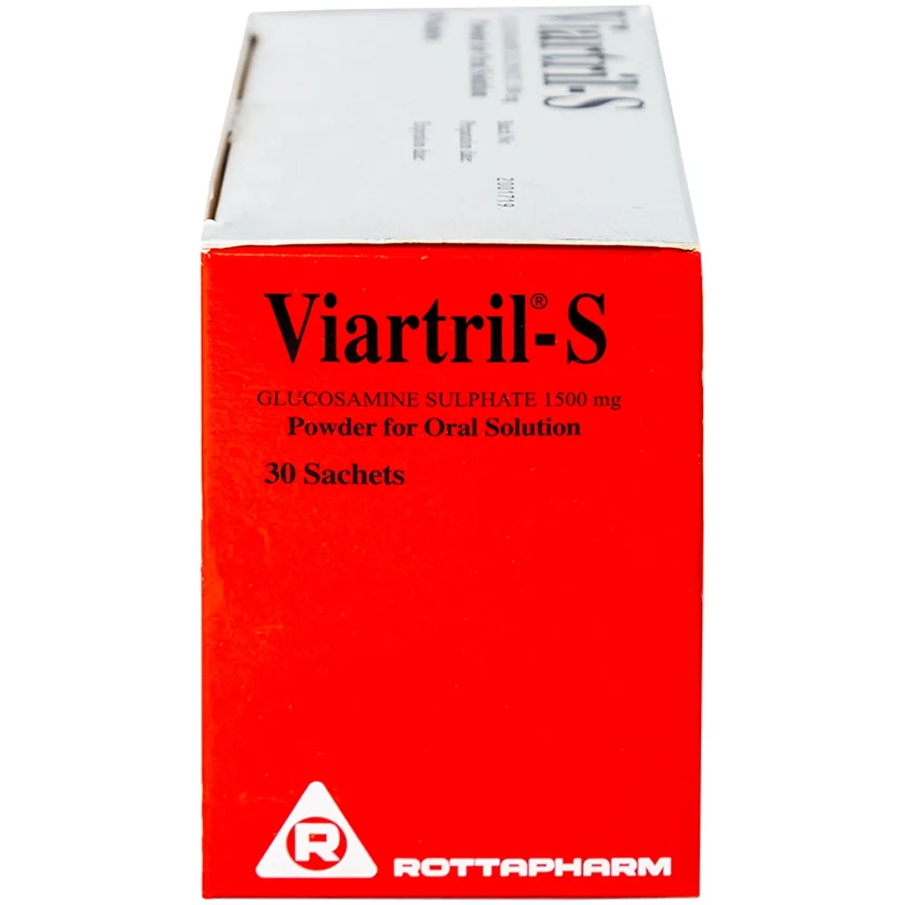 Hình ảnh Bột pha uống Viartril-S 1500mg Rottapharm giảm triệu chứng thoái hóa khớp nhẹ và trung bình (30 gói)