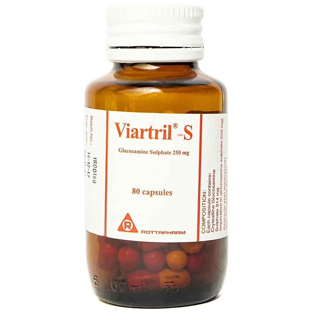 Hình ảnh Thuốc Viartril-S 250mg Rottapharm giảm triệu chứng thoái hóa khớp (80 viên)