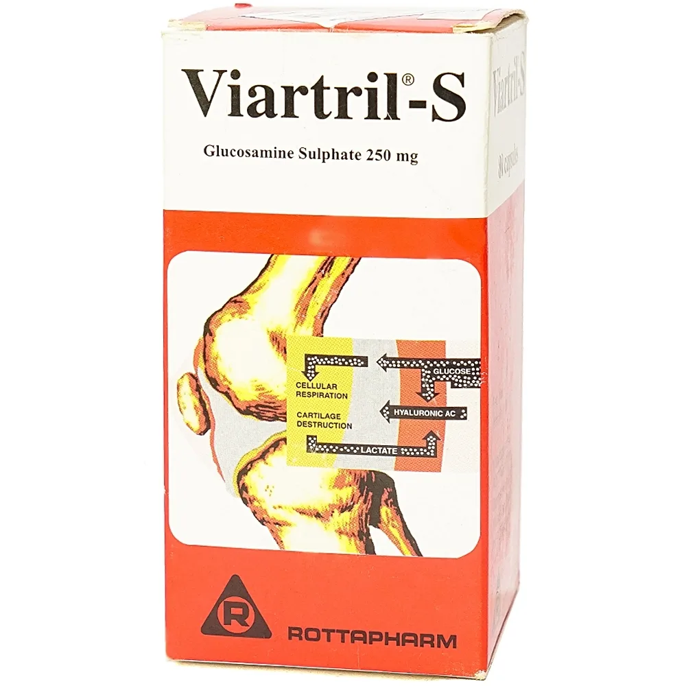 Hình ảnh Thuốc Viartril-S 250mg Rottapharm giảm triệu chứng thoái hóa khớp (80 viên)