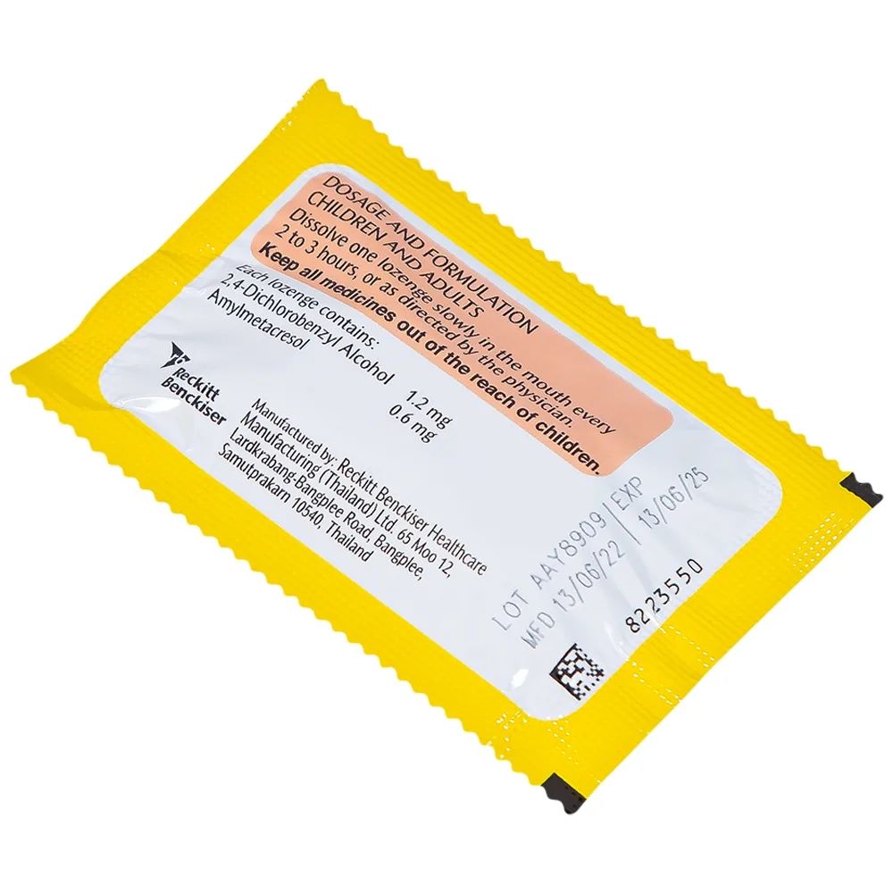 Hình ảnh Viên ngậm Strepsils Soothing mật ong & chanh giảm đau họng (50 gói x 2 viên)