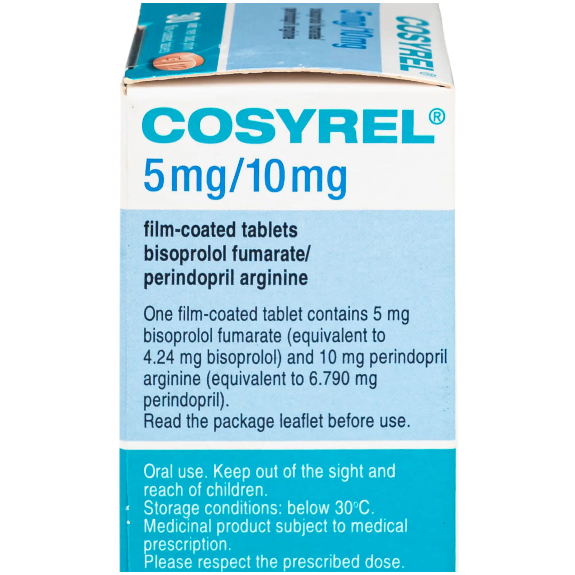 Hình ảnh Thuốc Cosyrel 5mg/10mg điều trị tăng huyết áp (hộp 30 viên)