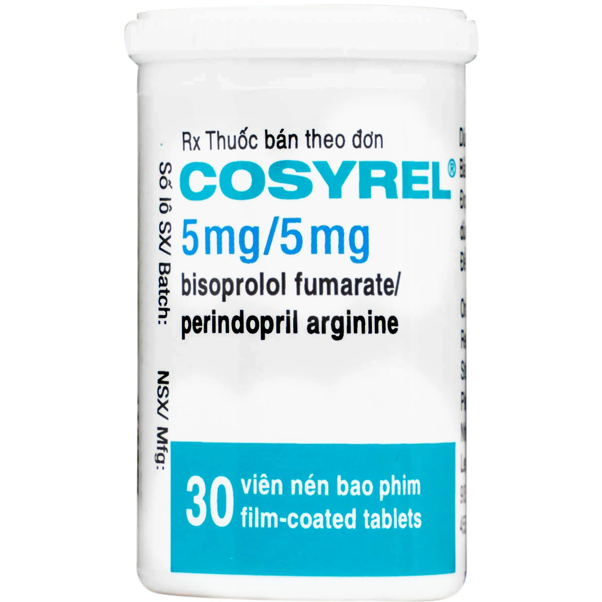 Hình ảnh Thuốc Cosyrel 5/5mg điều trị tăng huyết áp ( Hộp 30 viên)