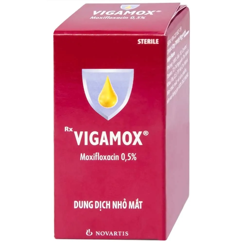 Hình ảnh Thuốc nhỏ mắt Vigamox Alcon điều trị viêm kết mạc (5ml)
