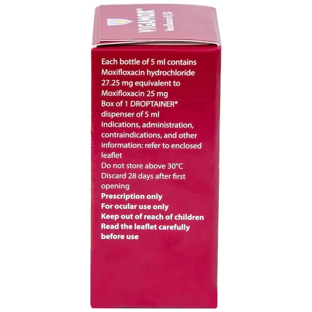 Hình ảnh Thuốc nhỏ mắt Vigamox Alcon điều trị viêm kết mạc (5ml)