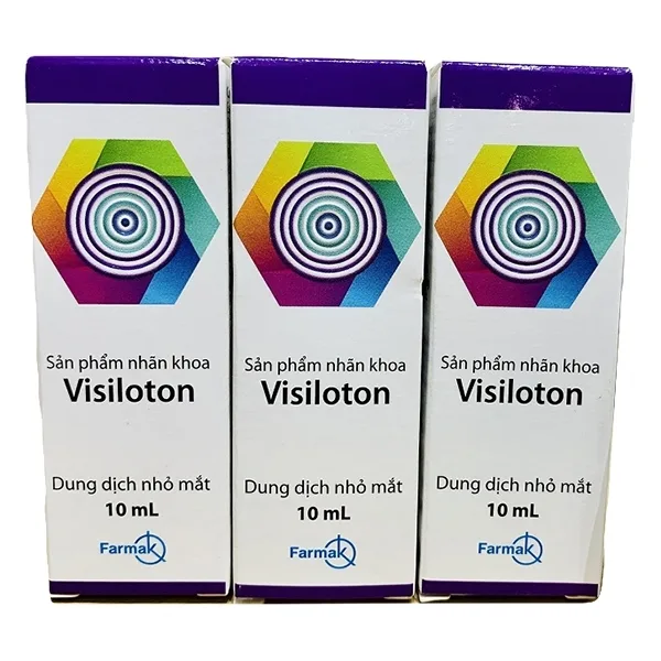 Hình ảnh Dung dịch nhỏ mắt Visiloton Farmak kích thích tái tạo màng nhầy của mắt (10ml)