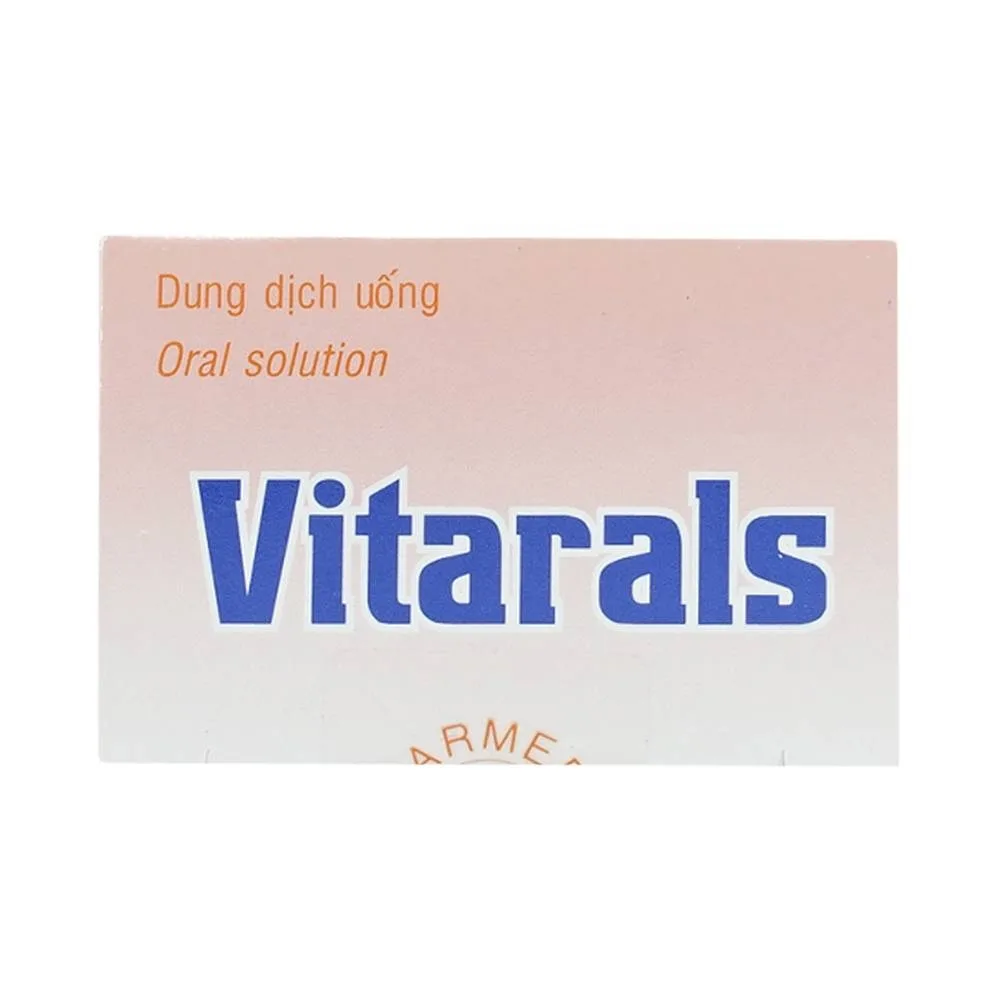 Hình ảnh Dung dịch uống Vitarals Pharmedic phòng ngừa và điều chỉnh tình trạng thiếu hụt Vitamin (20ml)