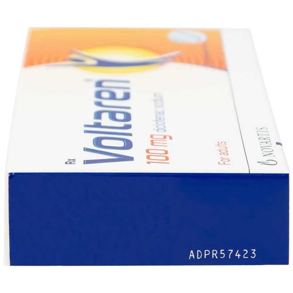 Hình ảnh Viên đặt Voltaren 100mg Novartis điều trị viêm và thoái hóa của bệnh thấp khớp (1 vỉ x 5 viên)