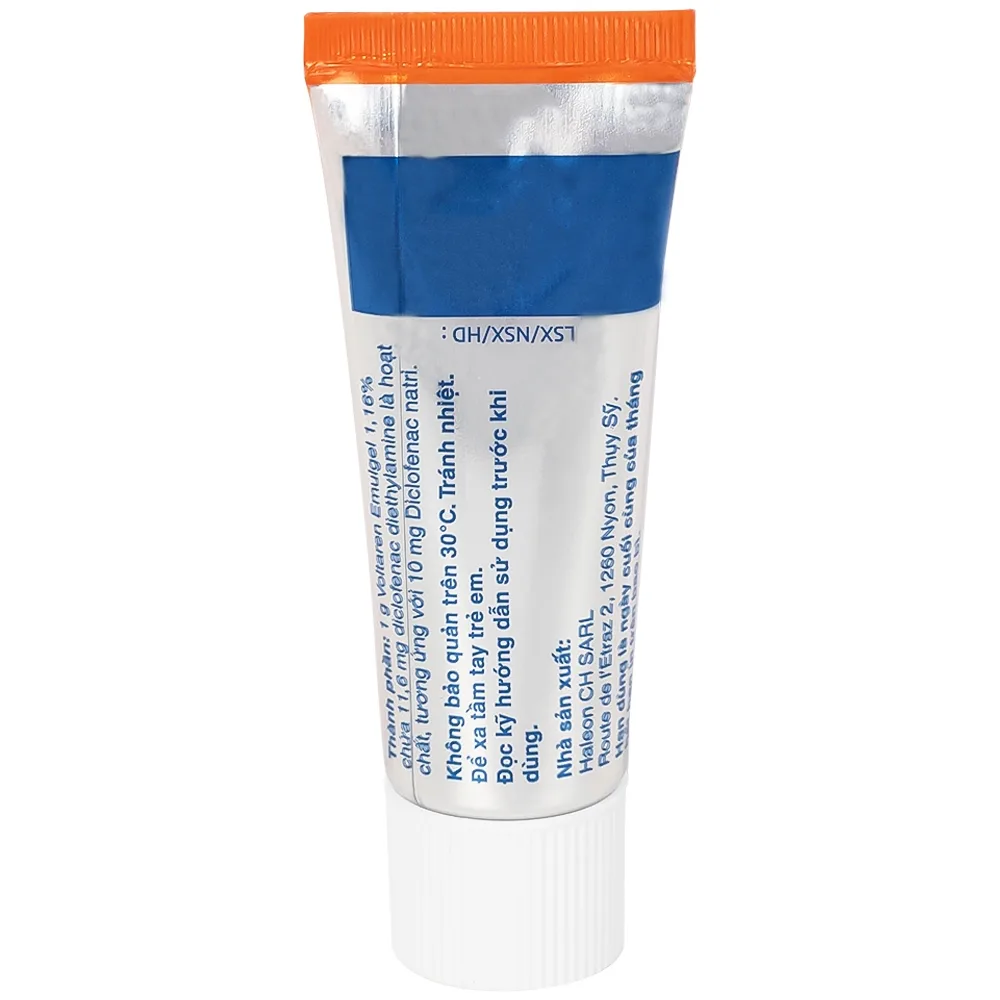 Hình ảnh Gel bôi Voltaren Emulgel Novartis điều trị giảm đau do chấn thương hoặc thấp khớp (20g)