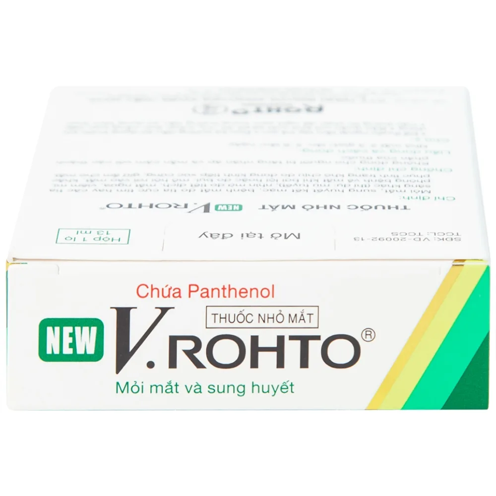 Hình ảnh Thuốc nhỏ mắt New V.Rohto điều trị mỏi mắt, sung huyết kết mạc (13ml)