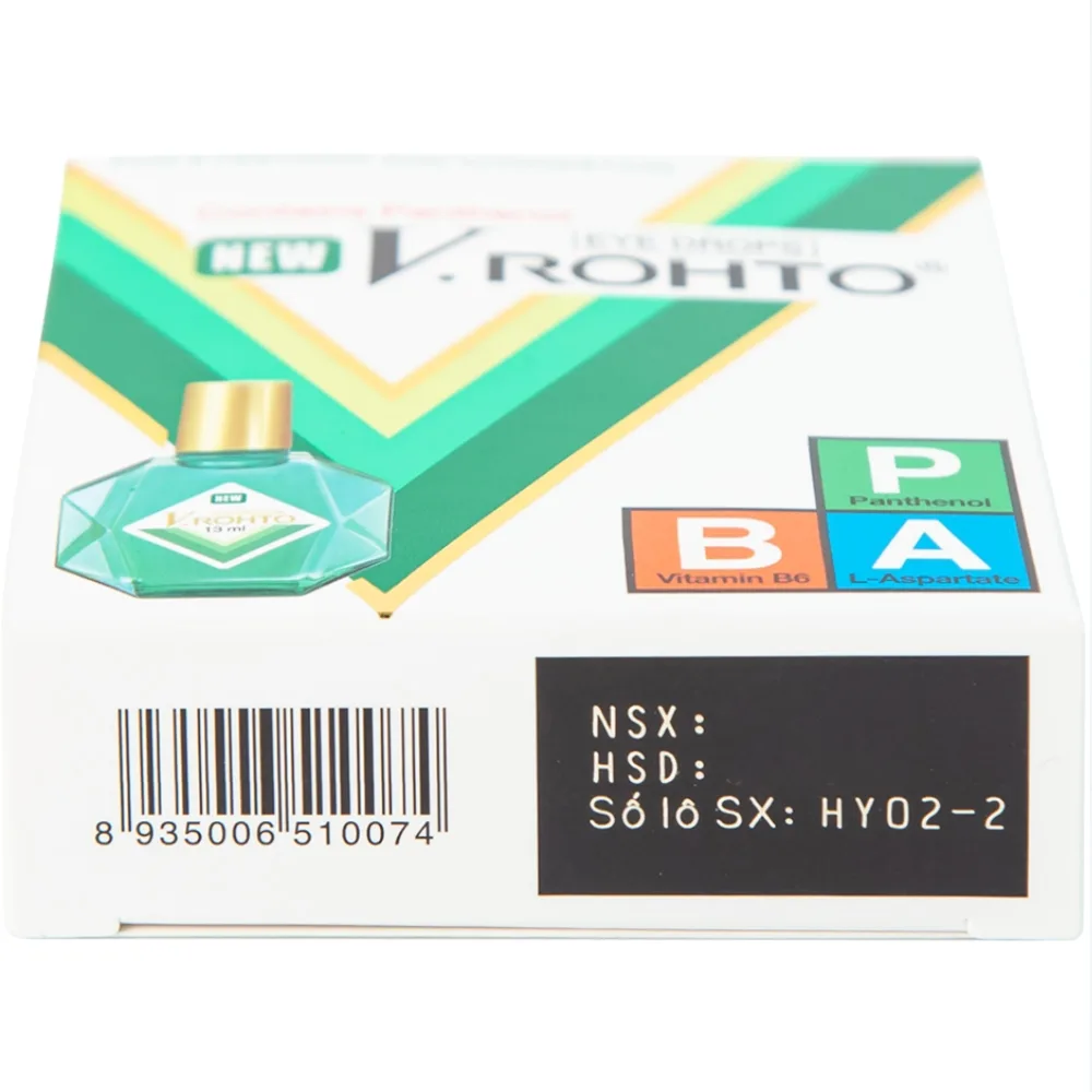 Hình ảnh Thuốc nhỏ mắt New V.Rohto điều trị mỏi mắt, sung huyết kết mạc (13ml)
