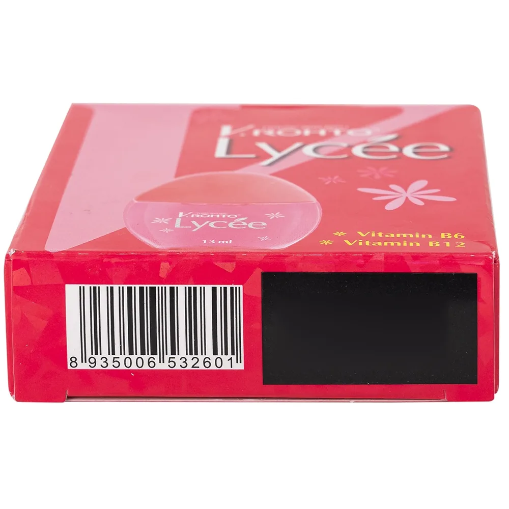Hình ảnh Thuốc nhỏ mắt V.Rohto Lycée 13ml điều trị đỏ mắt, ngứa mắt, mỏi mắt