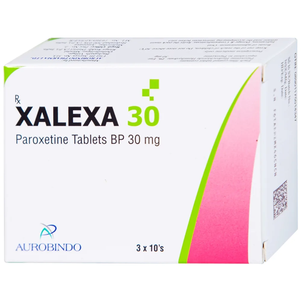 Hình ảnh Thuốc Xalexa 30 Aurobindo điều trị các cơn trầm cảm lớn (3 vỉ x 10 viên)