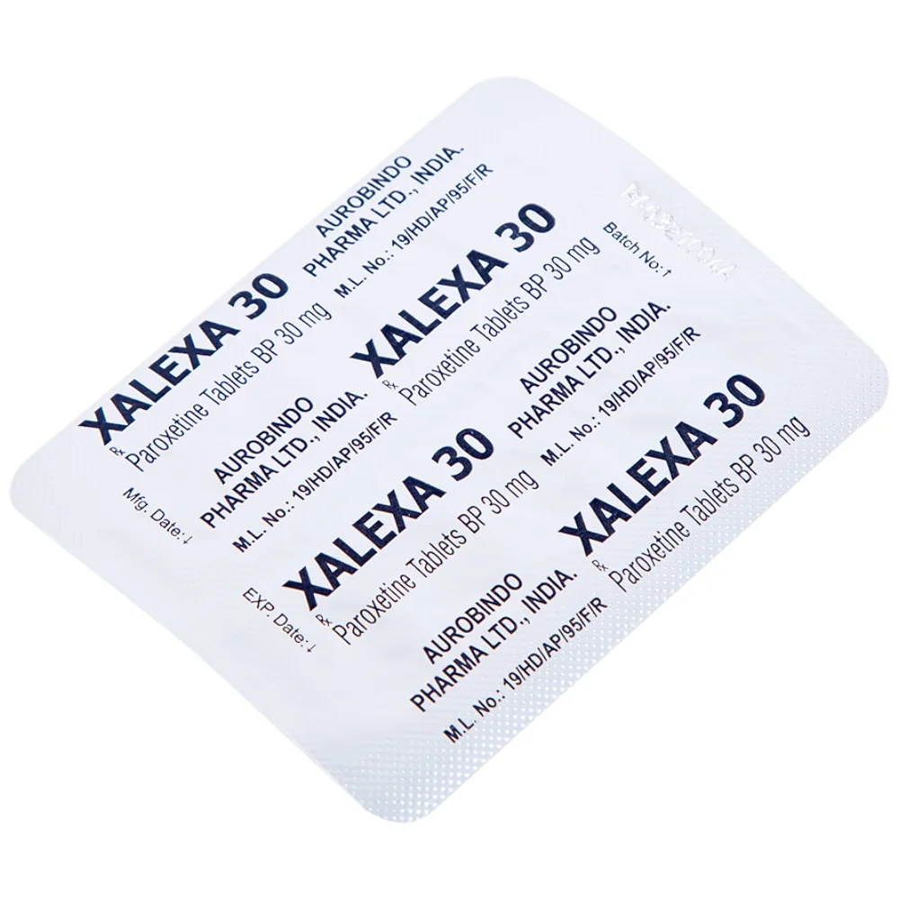 Hình ảnh Thuốc Xalexa 30 Aurobindo điều trị các cơn trầm cảm lớn (3 vỉ x 10 viên) 