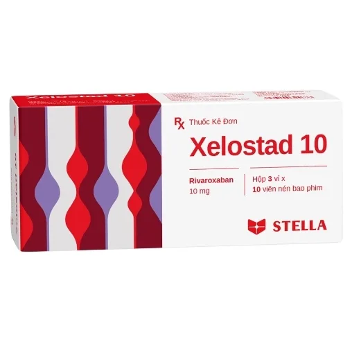 Hình ảnh Thuốc Xelostad 10 Stella phòng ngừa thuyên tắc huyết khối tĩnh mạch (3 vỉ x 10 viên)
