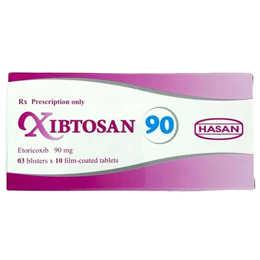 Hình ảnh Thuốc Xibtosan 90 Hasan điều trị viêm xương khớp và viêm đa khớp dạng thấp (3 vỉ x 10 viên)