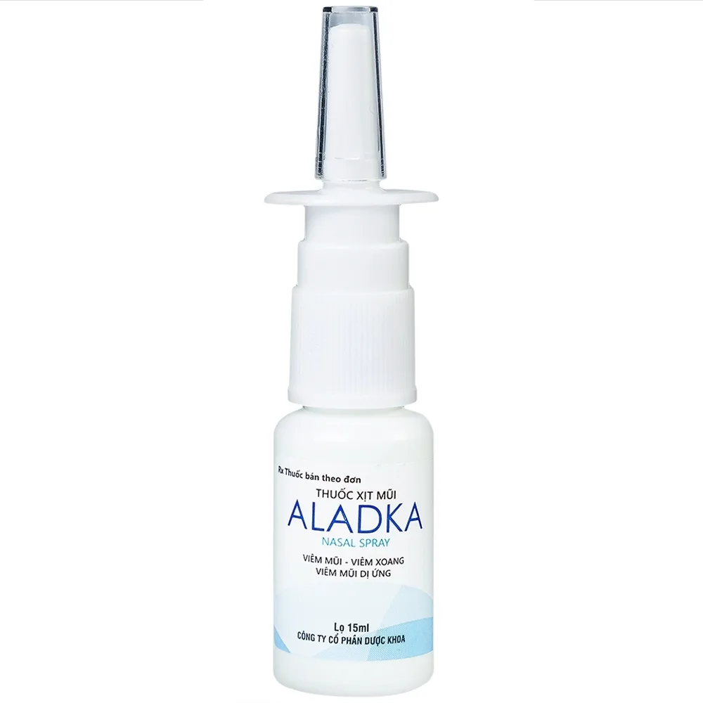 Hình ảnh Thuốc xịt mũi Aladka điều trị viêm mũi, viêm xoang, viêm mũi dị ứng (15ml)