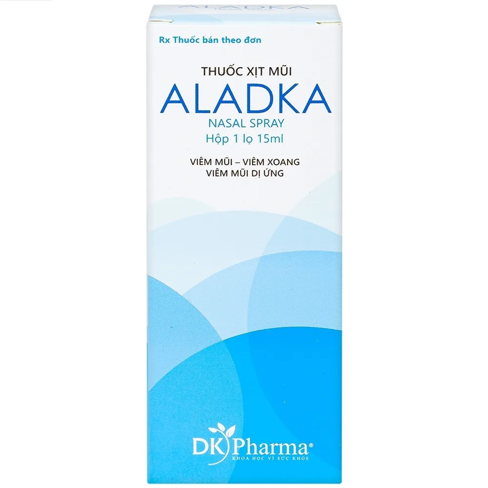 Hình ảnh Thuốc xịt mũi Aladka điều trị viêm mũi, viêm xoang, viêm mũi dị ứng (15ml)