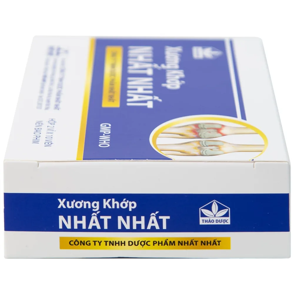 Hình ảnh Thuốc Xương Khớp Nhất Nhất điều trị các chứng đau lưng, đau cột sống (2 vỉ x 10 viên) 