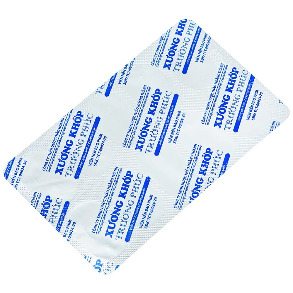 Hình ảnh Thuốc Xương Khớp Trường Phúc dùng cho can thận hư, phong hàn thấp (2 vỉ x 10 viên)