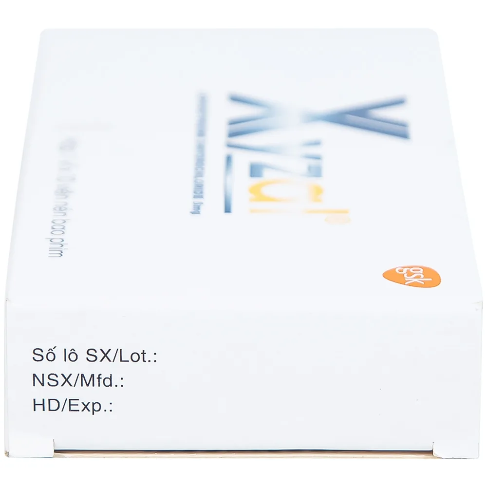 Hình ảnh Thuốc Xyzal 5mg GSK điều trị triệu chứng viêm mũi dị ứng theo mùa (1 vỉ x 10 viên) 