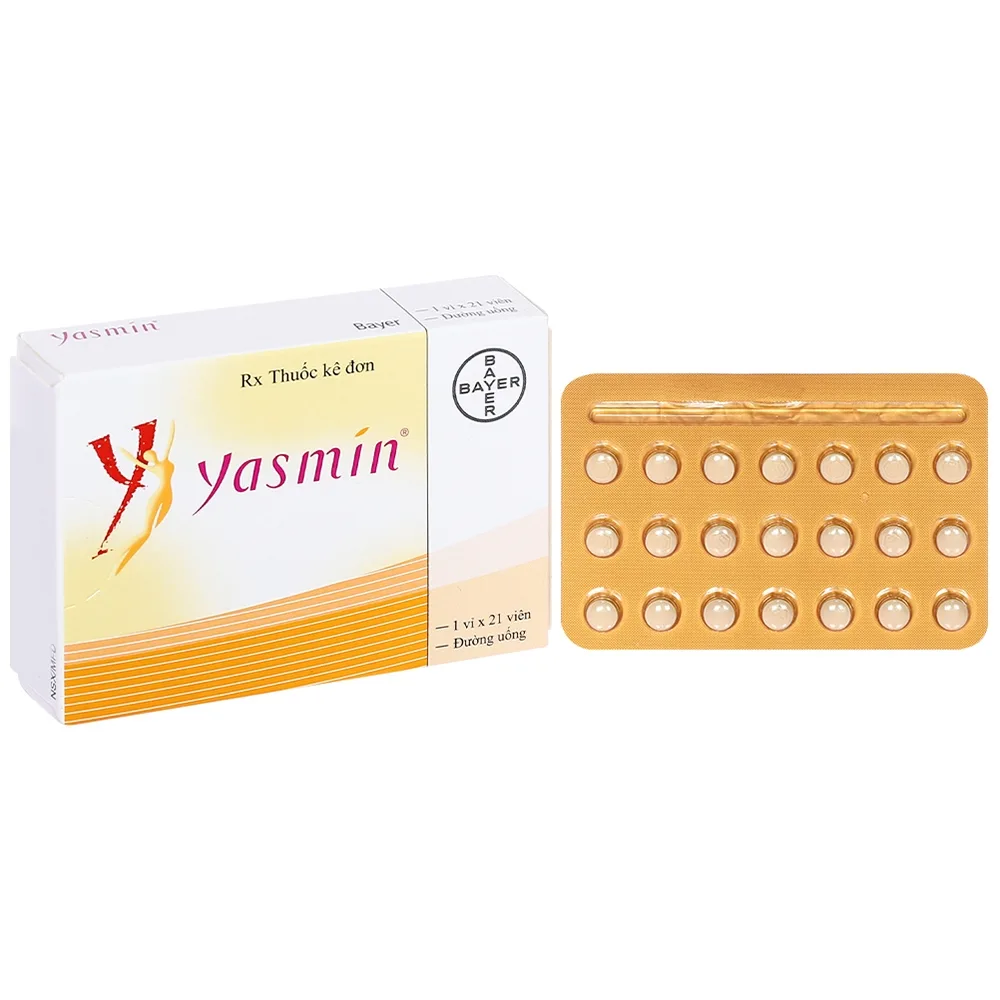 Hình ảnh Thuốc Yasmin Bayer dùng tránh thai (1 vỉ x 21 viên)