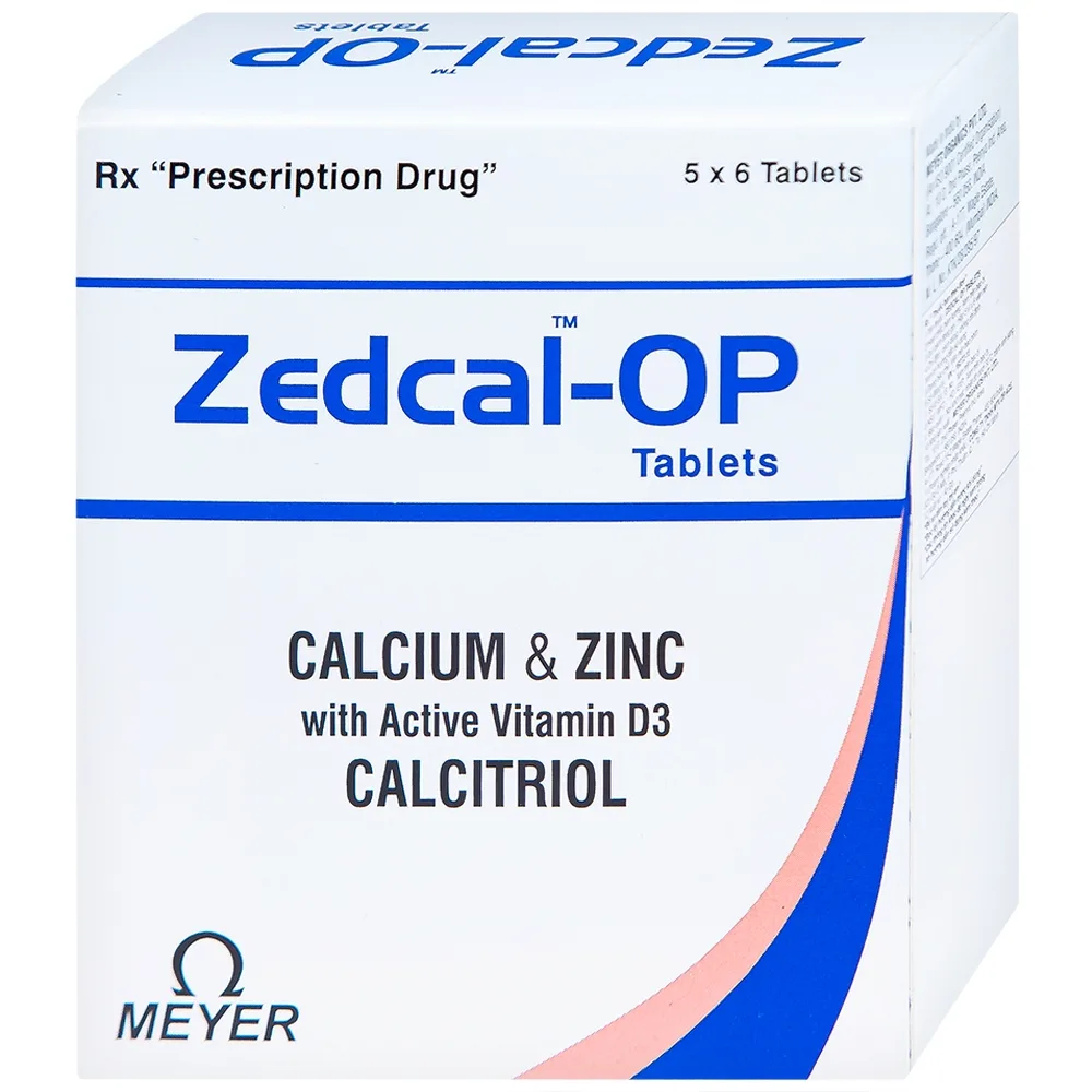 Hình ảnh Thuốc Zedcal-OP Meyer điều trị loãng xương (5 vỉ x 6 viên)