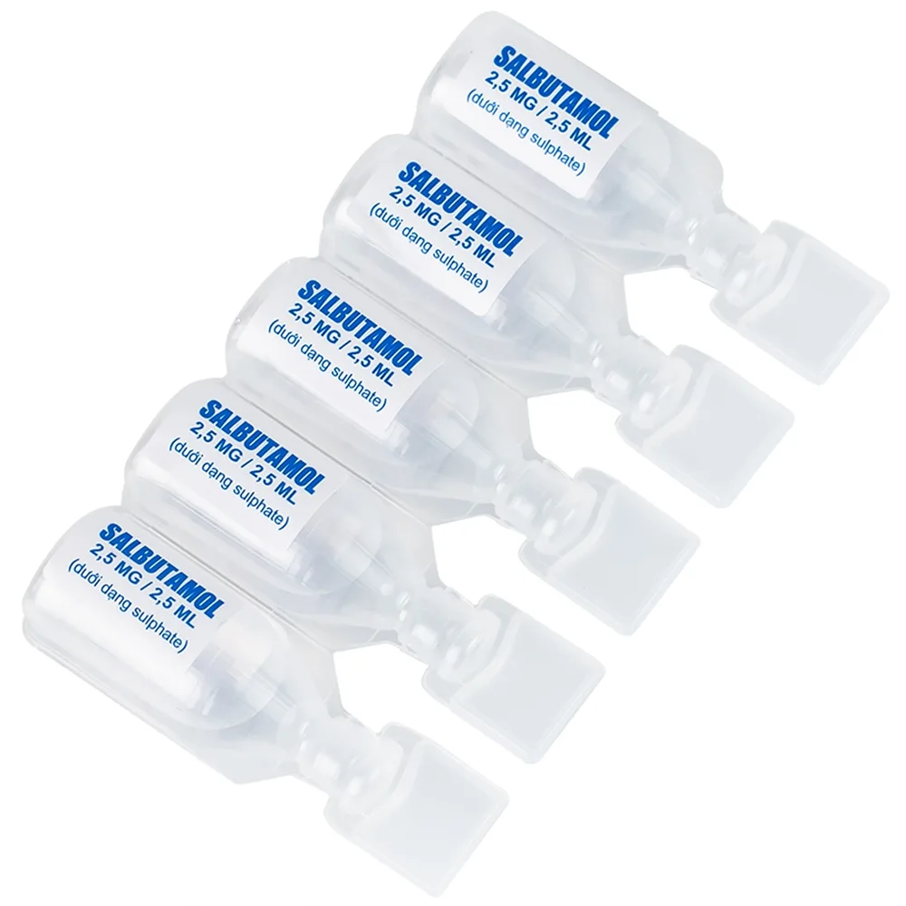 Hình ảnh Thuốc Zensalbu 2.5mg CPC1HN kiểm soát co thắt phế quản mạn, điều trị hen nặng cấp tính (2 vỉ x 5 ống)