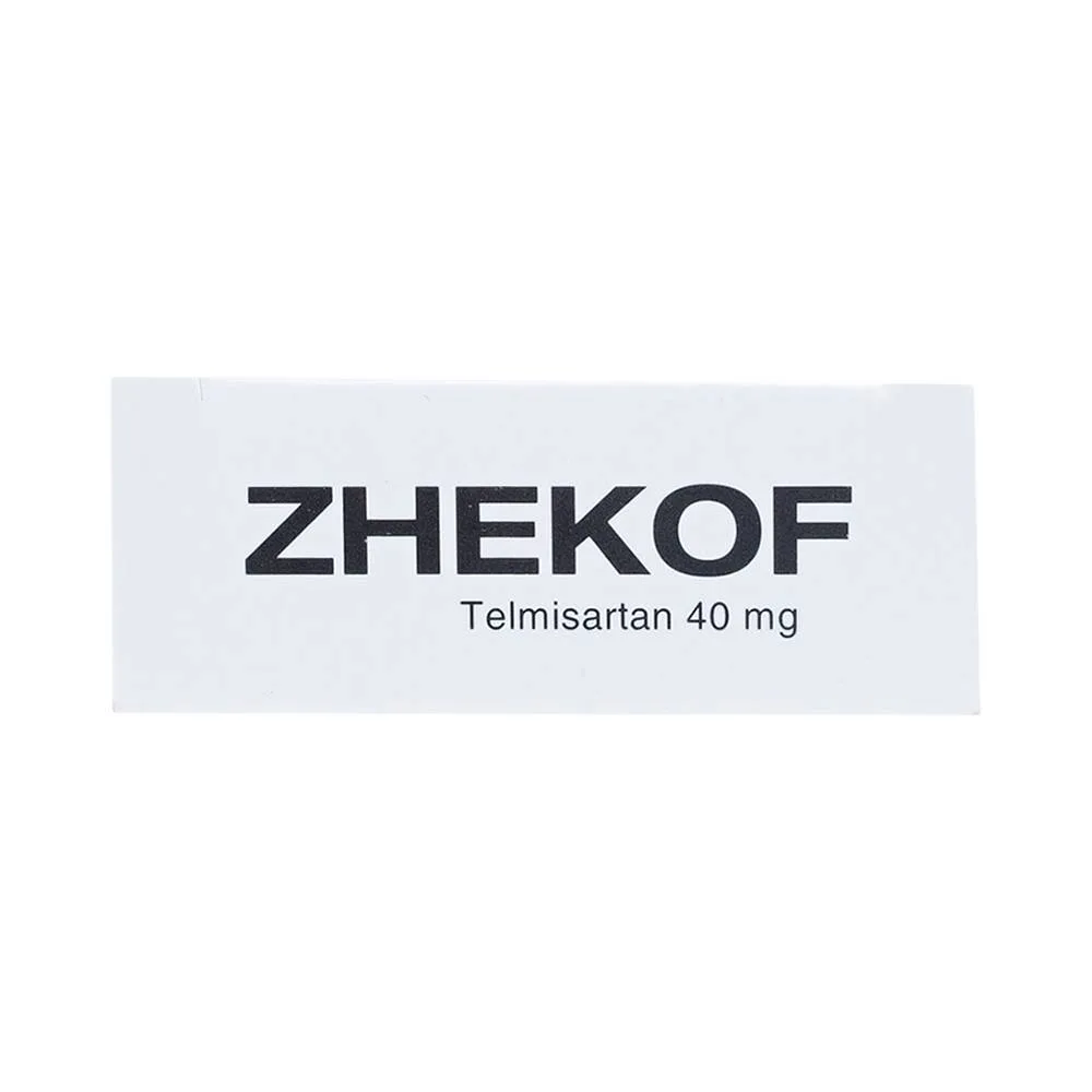 Hình ảnh Thuốc Zhekof 40mg DaviPharm điều trị tăng huyết áp, dự phòng biến cố tim mạch (3 vỉ x 10 viên)