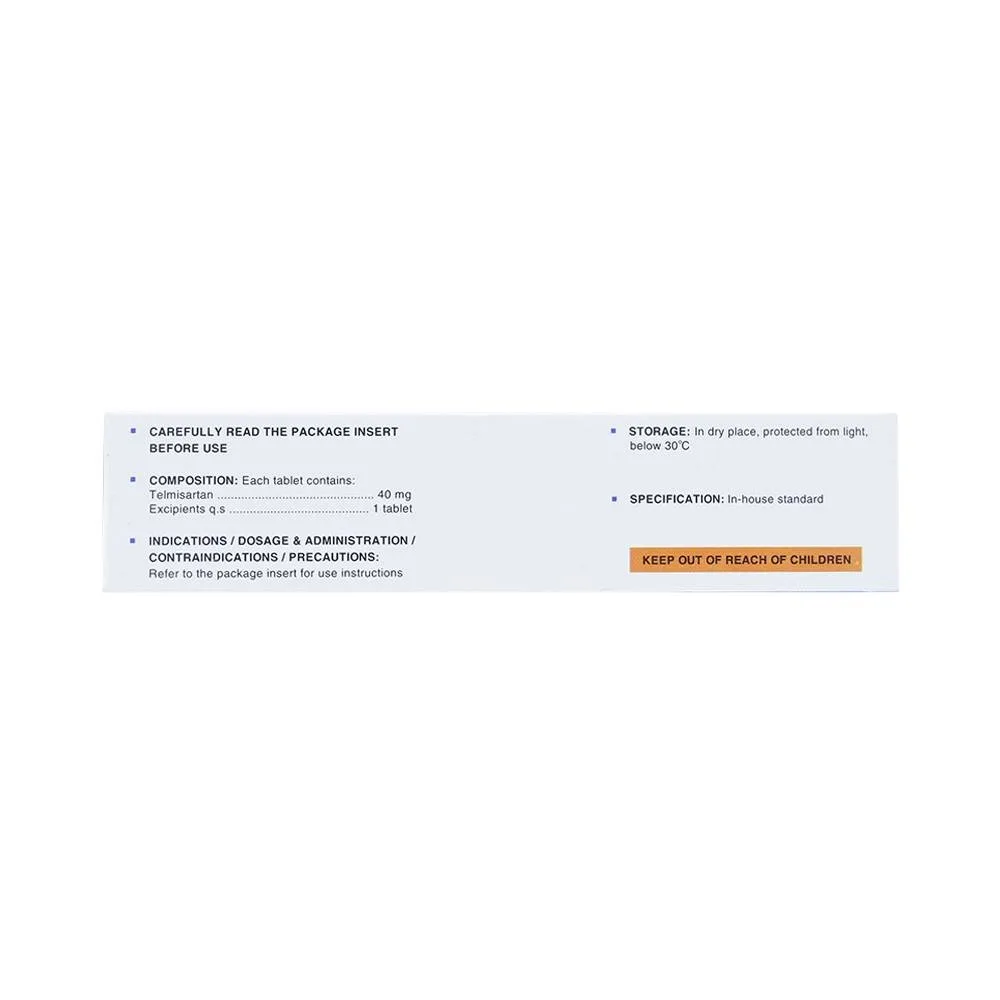 Hình ảnh Thuốc Zhekof 40mg DaviPharm điều trị tăng huyết áp, dự phòng biến cố tim mạch (3 vỉ x 10 viên)