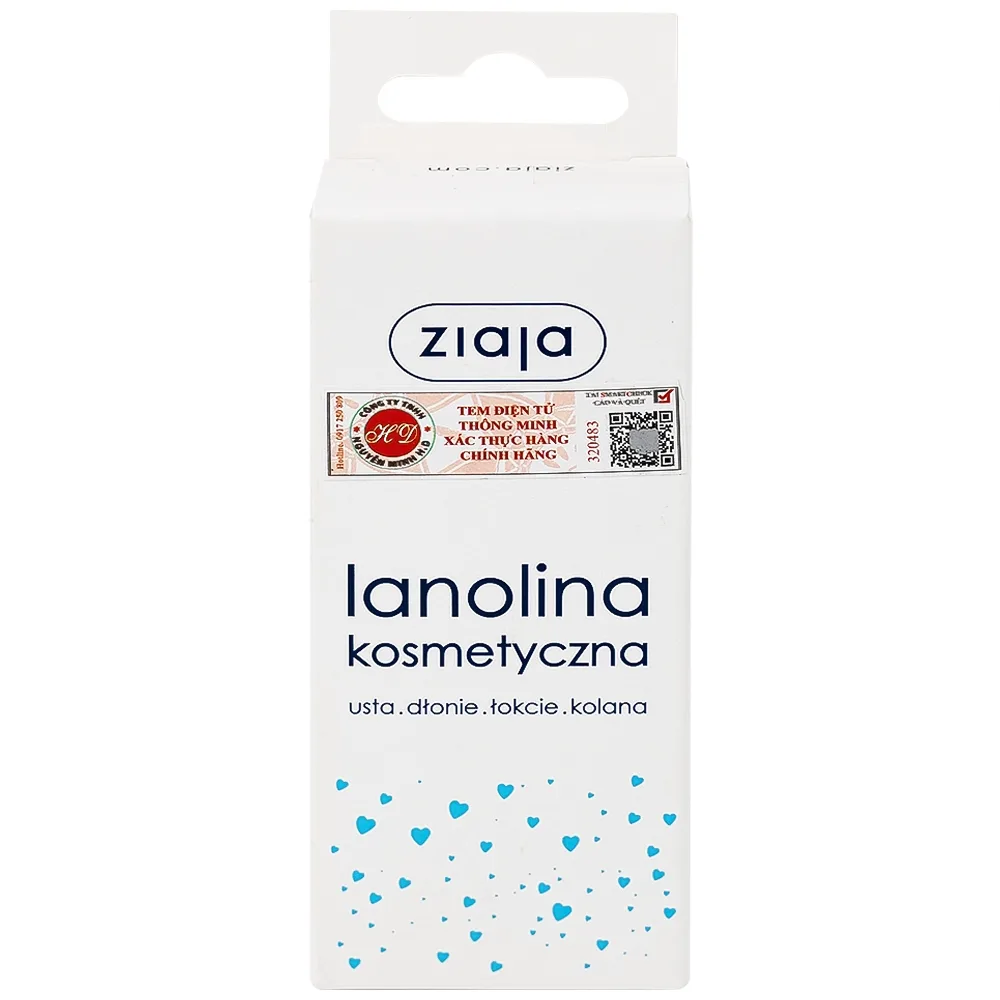 Hình ảnh Sáp Lanolina Kosmetyczna Ziaja làm dịu phát ban, kích ứng do bị tổn thương cho da và niêm mạc (10g)