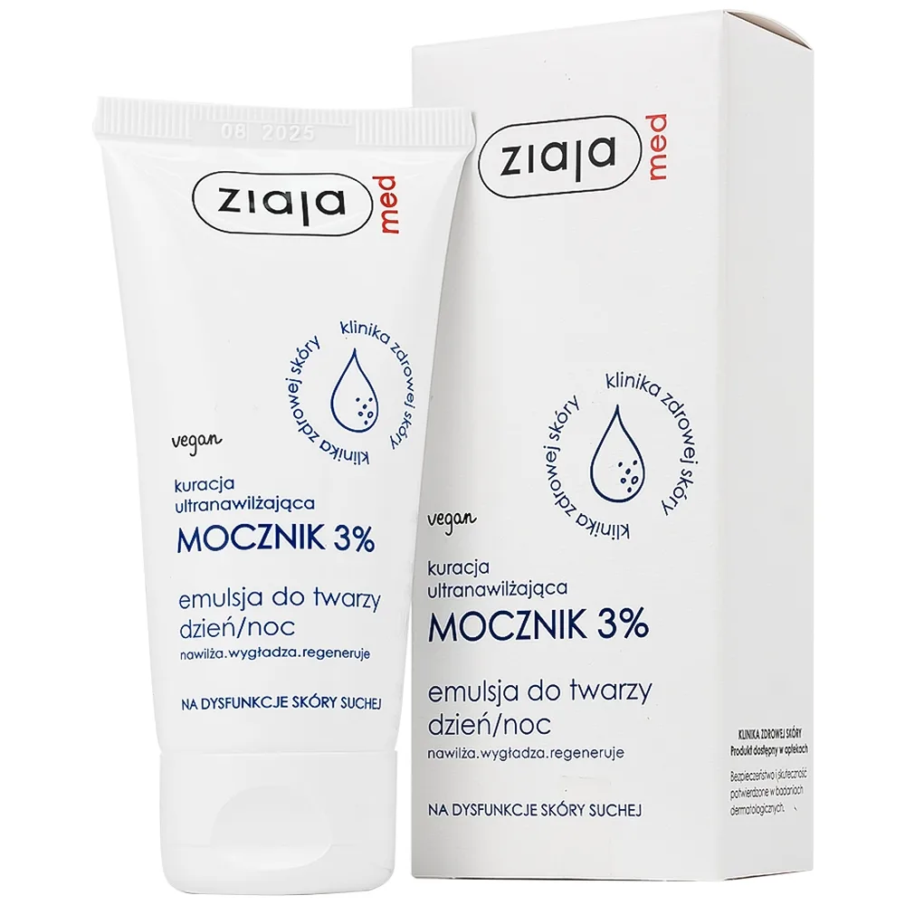 Hình ảnh Nhũ tương mềm da 3% Urê Ziaja Med Mocznik 3% làm mềm, dưỡng ẩm, giảm khô da (50ml)
