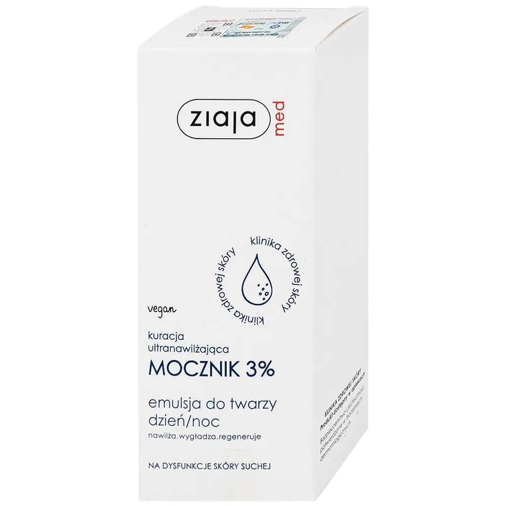 Hình ảnh Nhũ tương mềm da 3% Urê Ziaja Med Mocznik 3% làm mềm, dưỡng ẩm, giảm khô da (50ml)