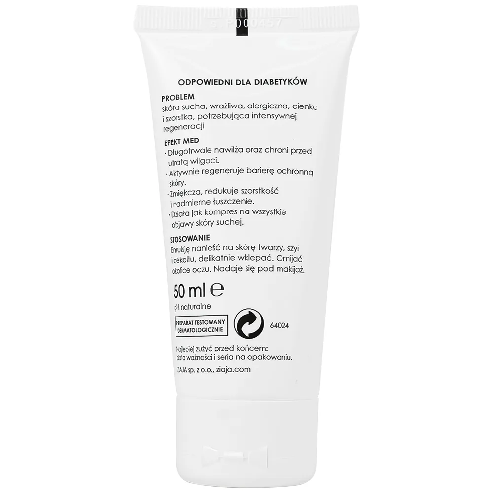 Hình ảnh Nhũ tương mềm da 3% Urê Ziaja Med Mocznik 3% làm mềm, dưỡng ẩm, giảm khô da (50ml)