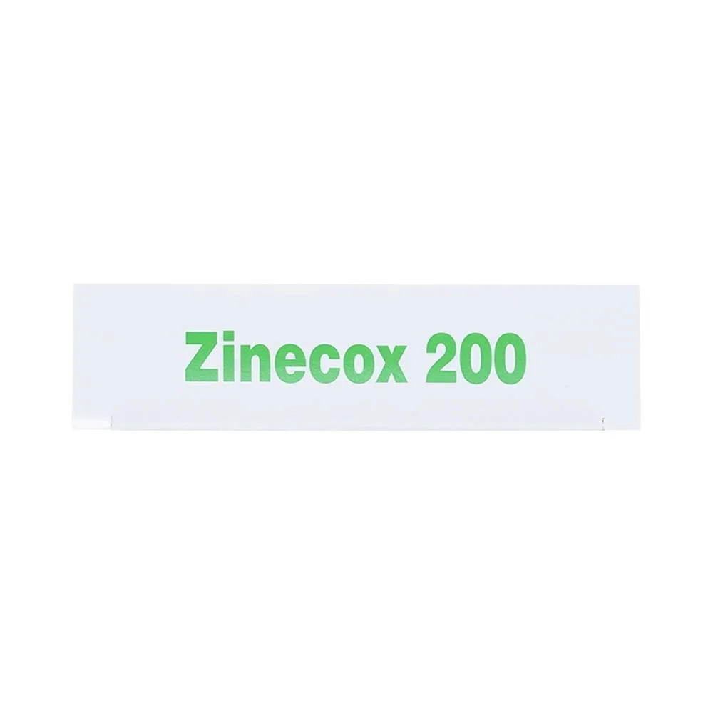 Hình ảnh Thuốc Zinecox 200 Maxim điều trị viêm amidan, viêm họng cấp (2 vỉ x 10 viên)