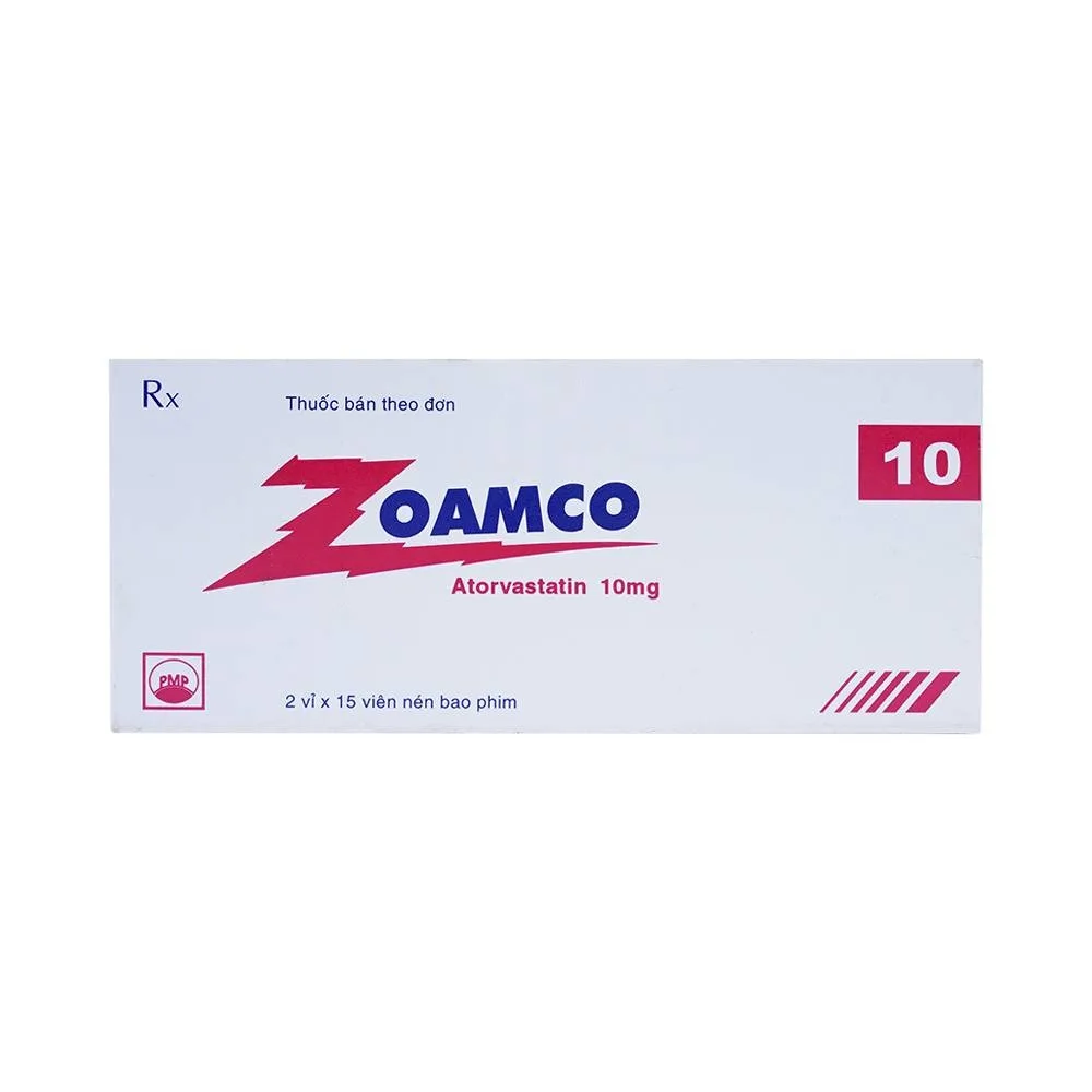 Hình ảnh Thuốc Zoamco 10 Pymepharco điều trị rối loạn lipid máu (2 vỉ x 15 viên)