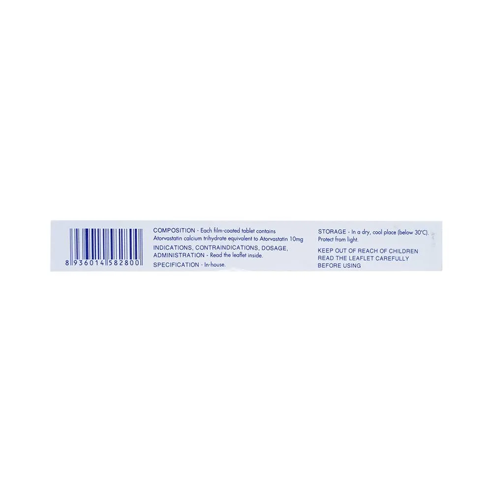 Hình ảnh Thuốc Zoamco 10 Pymepharco điều trị rối loạn lipid máu (2 vỉ x 15 viên)