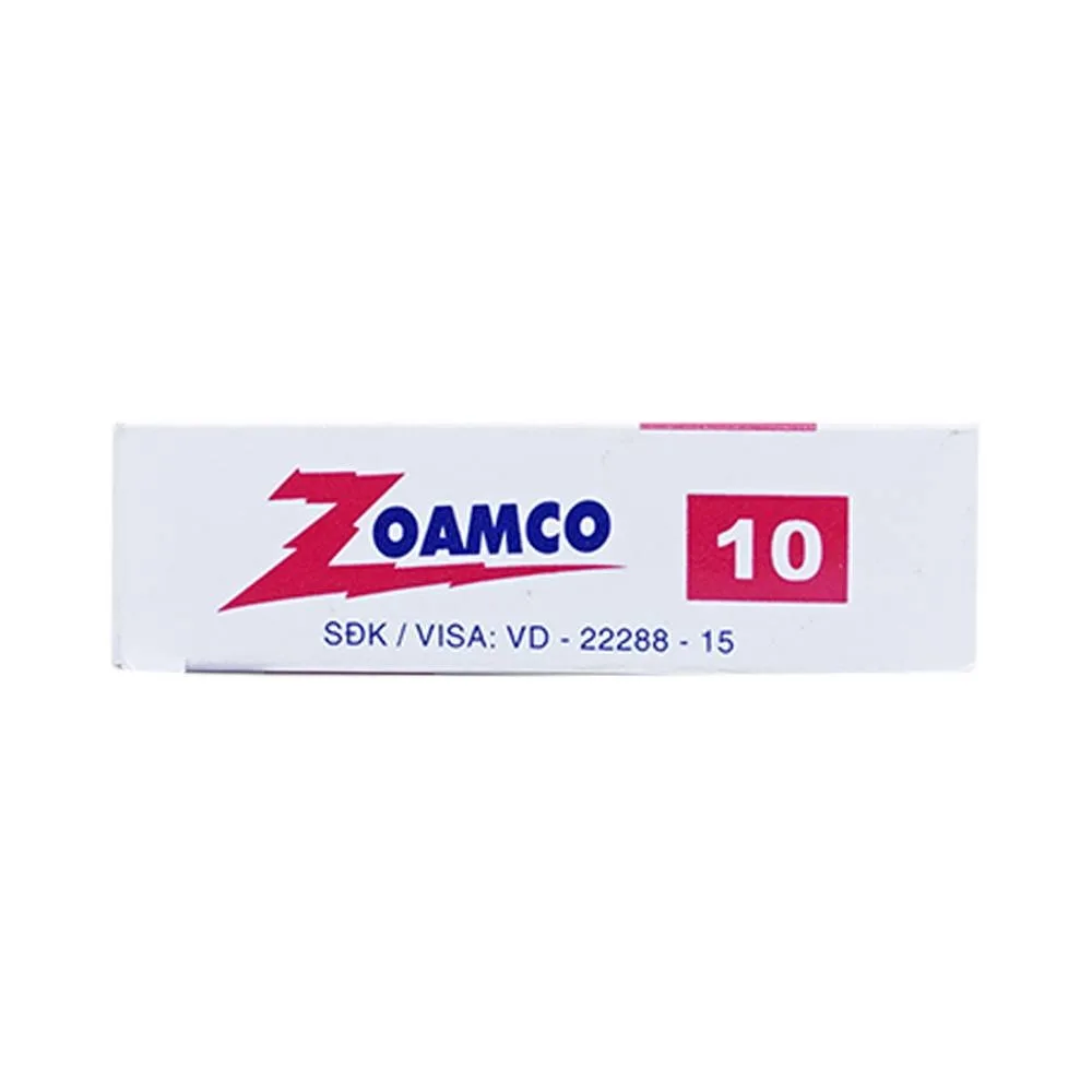 Hình ảnh Thuốc Zoamco 10 Pymepharco điều trị rối loạn lipid máu (2 vỉ x 15 viên)
