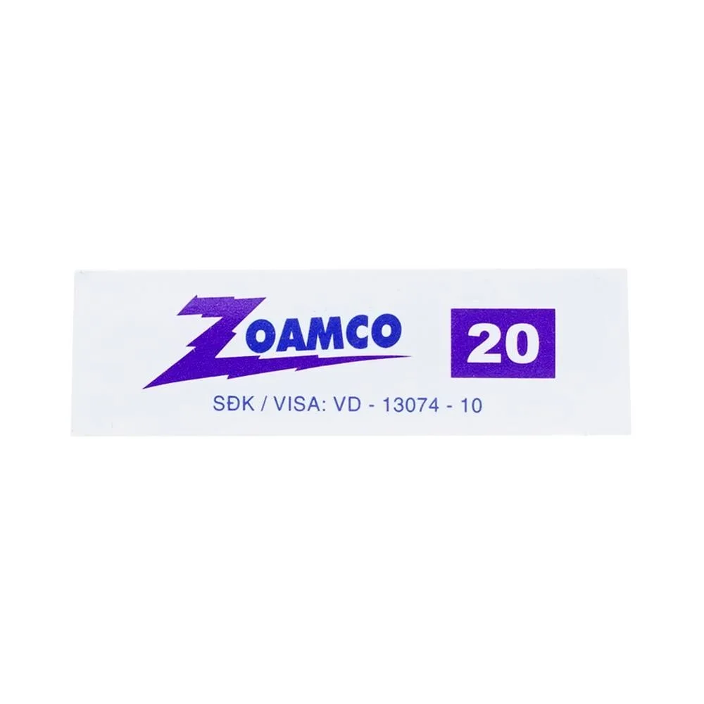 Hình ảnh Thuốc Zoamco 20 Pymepharco điều trị rối loạn lipid máu (2 vỉ x 15 viên)