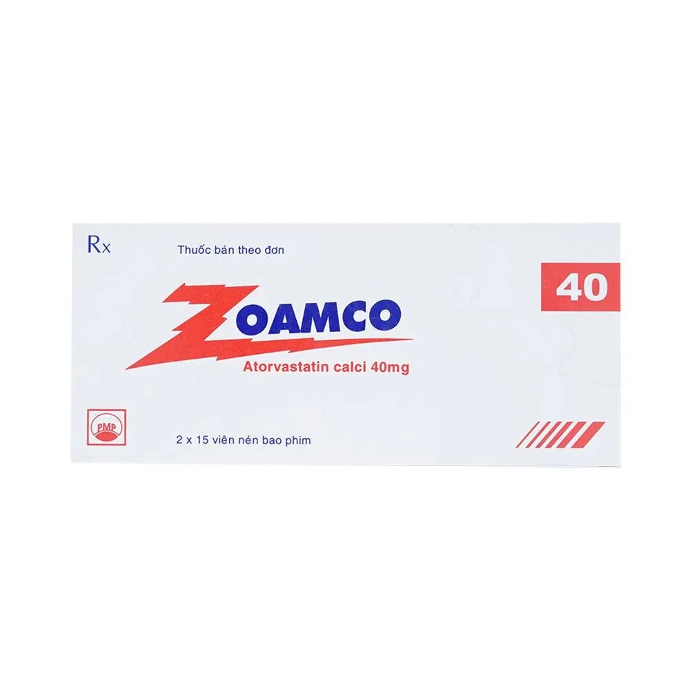Hình ảnh Thuốc Zoamco 40 Pymepharco điều trị rối loạn lipid máu (2 vỉ x 15 viên)
